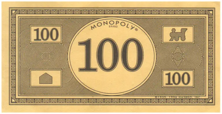 Les Billets Au Monopoly Distribution Billets Imprimer Et Colorier