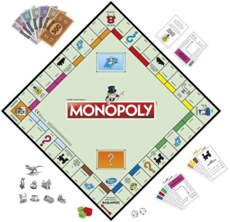 Jeu de Monopoly avec propriétés