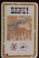 Carte jeu Bang