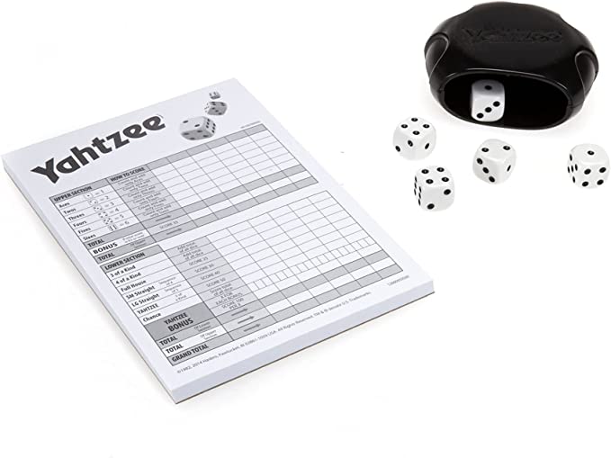 La règle du Yams ou Yahtzee avec une grille