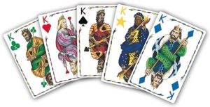 Carte du jeu cinq rois